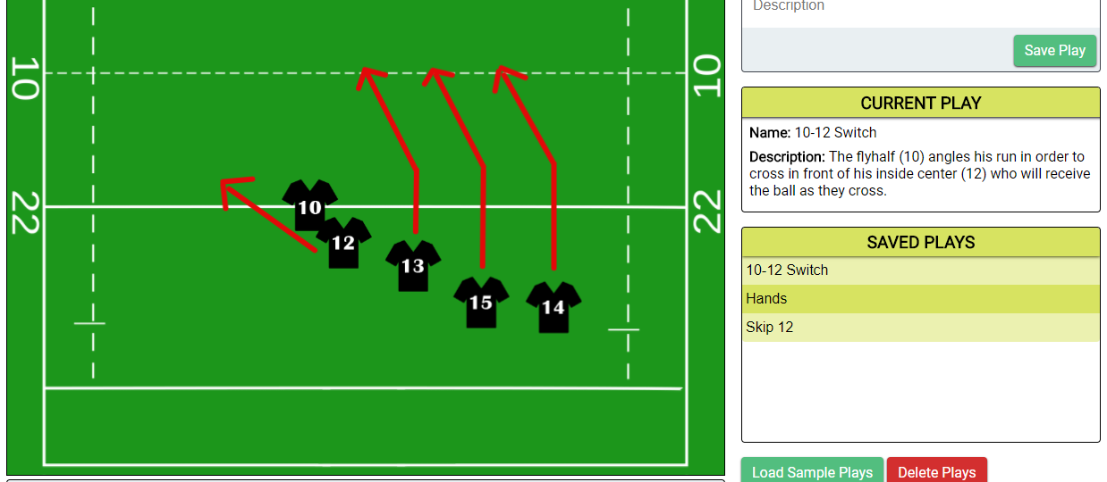 Rugby Playbook Screenshot